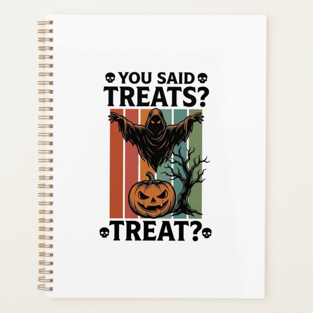 Chemise Halloween Fantôme avec Pun de friandise ef (Devant)