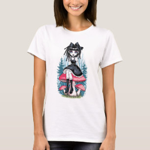 Chemise Halloween Gothique Poupée Vaudou, T-shirt