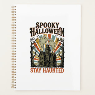 Chemise Halloween Maison Hantée avec Fantôme Vinta