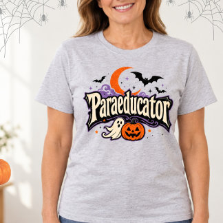 Chemise Halloween Paraéducateur, T-shirt Para Spoo