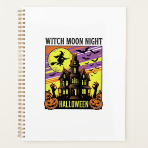Chemise Halloween Sorcière Maison Hantée Nuit_