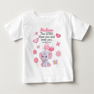 Chemise Haut personnalisé avec nom de fille mignon