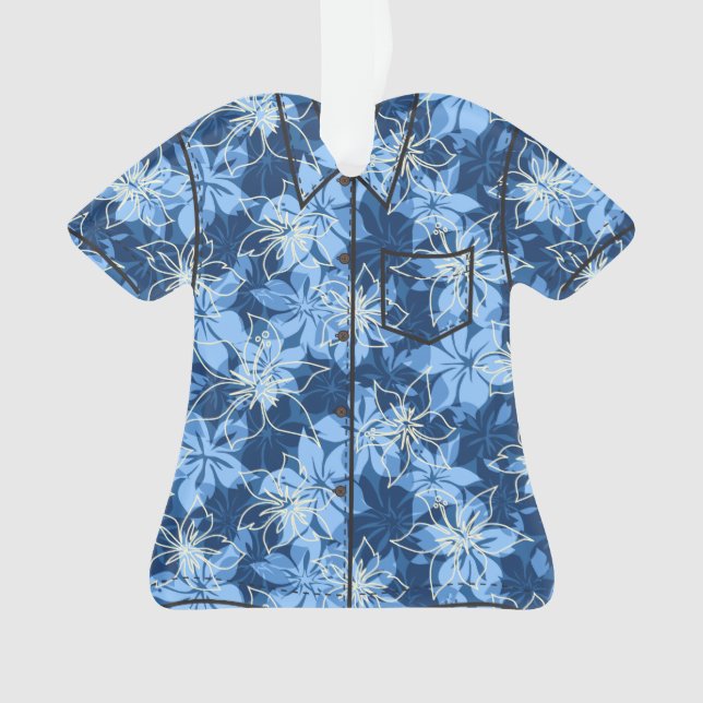 Chemise hawaïenne de Camo de ketmie d'Olowalu (devant)