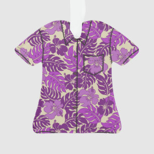 Chemise hawaïenne de cru de ketmie de baie de