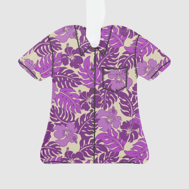 Chemise hawaïenne de cru de ketmie de baie de (devant)