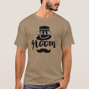 Chemise Hip Team Groom Chapeau Haut Moustache