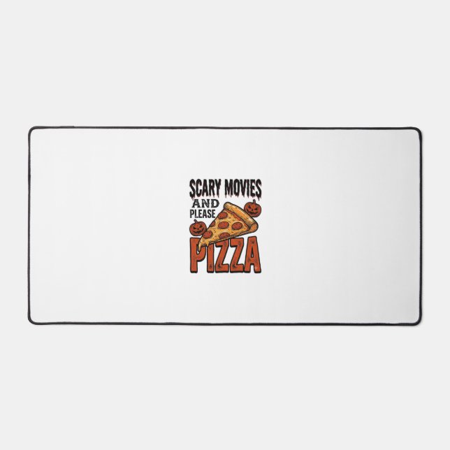 Chemise Horror Pizza pour les fans de soirées de f (Recto)