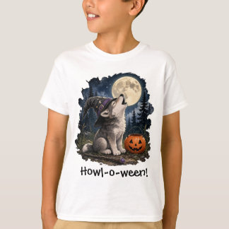Chemise Howl-o-ween Loup T-Shirt