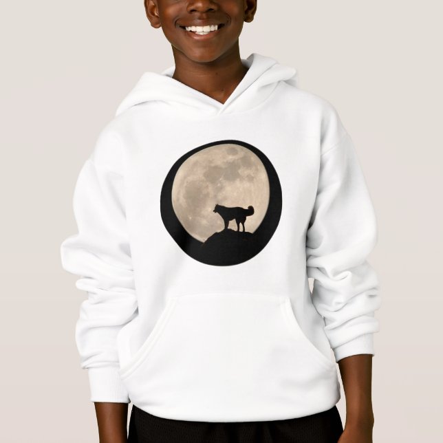 Chemise Husky Sweatshirt Art Husky Loup T-Shirts (Devant)