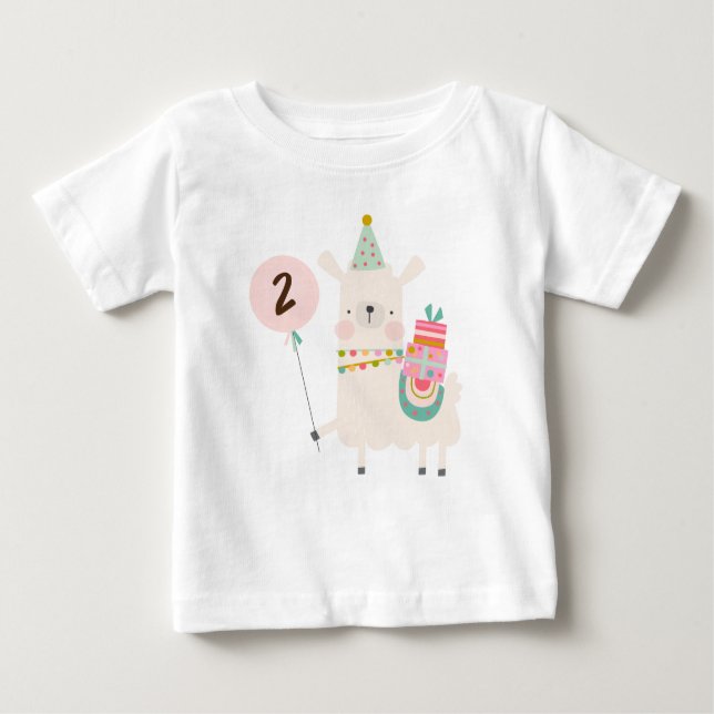 Chemise Llama Fun Lime Vert Anniversaire T-shirt (Devant)