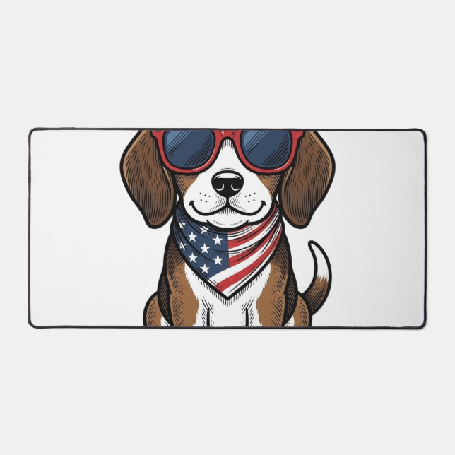 Chemise lunettes de soleil pour chiot Beagle patri (Recto)