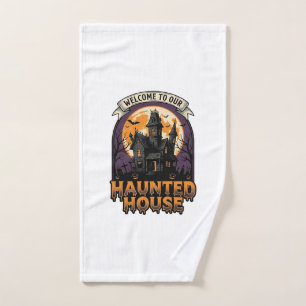 Chemise Maison Hantée Vintage Halloween Bienvenue