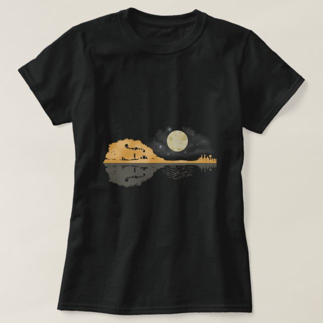 Chemise Mandolin Hommes Musique Country Tshirt Moo (Design devant)