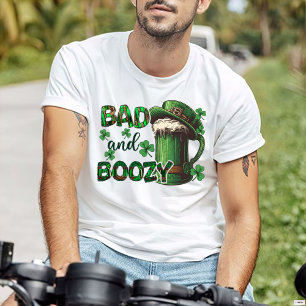 Chemise Mauvaise Et Boozy, T-shirt St Patrick's Da