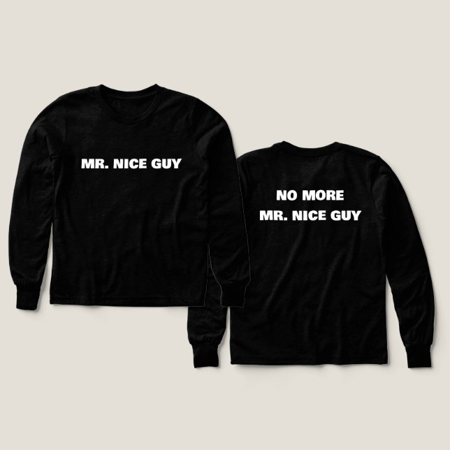 Chemise Mr. Nice Guy (Motif recto et verso)