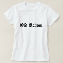 Chemise Old School, T-shirt Old English
