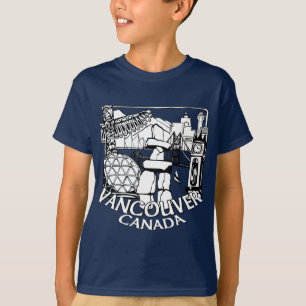 Chemise organique de Vancouver de T-shirt de