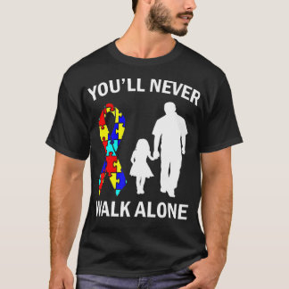 Chemise Papa Autisme - T-Shirt Père Autisme Et Fil