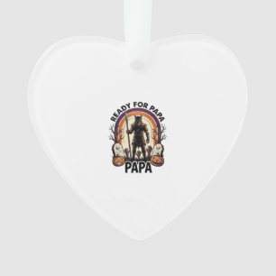 Chemise Papa Halloween Crépuscule Cimetière Vintag