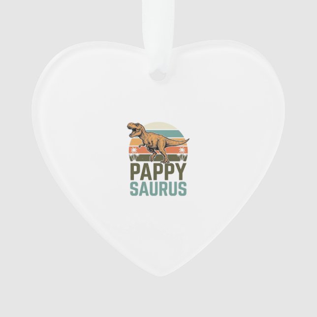 Chemise Pappysaurus drôle dinosaure Vintage Sunset (devant)