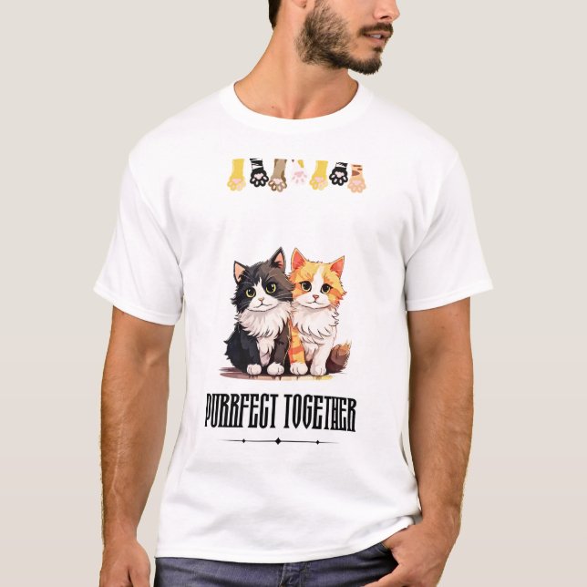 Chemise Parfaite Ensemble – T-Shirt pour Couple de (Devant)
