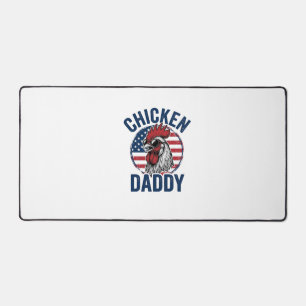 Chemise patriotique vintage Coq Papa Poulet Desi