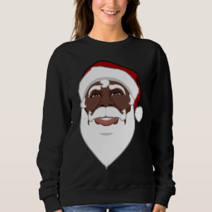 Chemise Père Noël afro-américaine Sweatshirt de pè