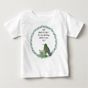 Chemise personnalisée pour bébé colibri T-shirt po