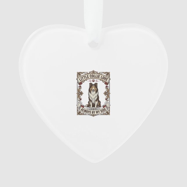 Chemise pour amateur de chien Collie avec citation (devant)