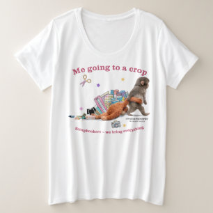 Chemise pour femmes plus Punch le singe