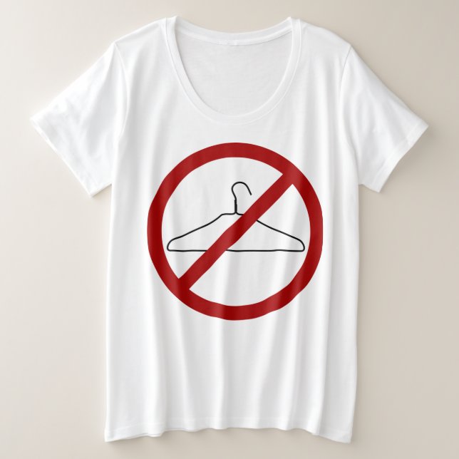 Chemise Pro-Choice Plus-Size (Design devant)