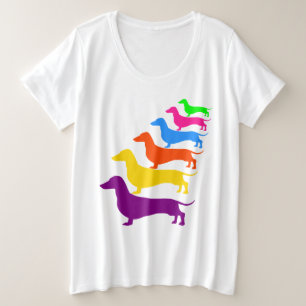 Chemise Rainbow Dachshund