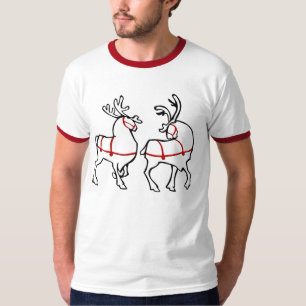 Chemise Reindeer Festive T-shirts et cadeaux de No