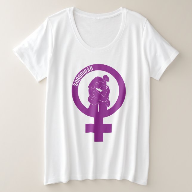 Chemise Sisterhood Plus Size (Design devant)