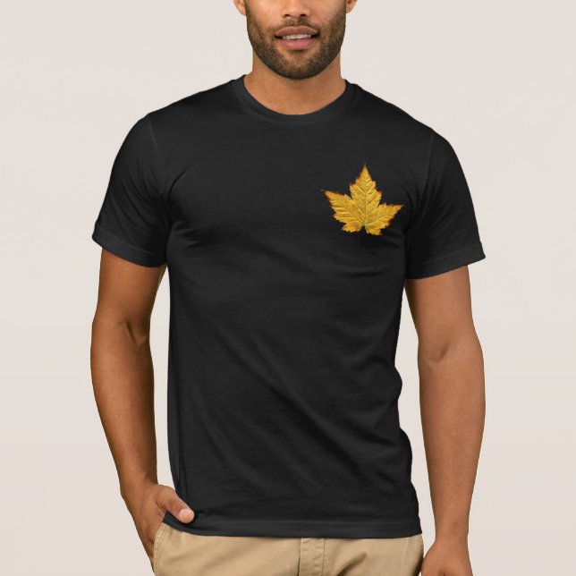 Chemise souvenir Canada Feuille d'érable T-shirt C (Devant)