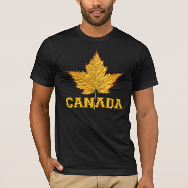Chemise souvenir Canada Feuille d'érable T-shirt C (Devant)