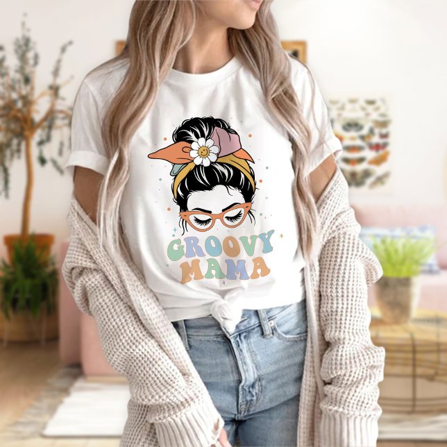 Chemise super Mama, T-shirt Retro Mama (Créateur téléchargé)