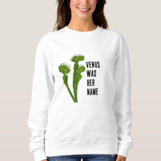 Chemise sweat féministe attrape-mouche de Vénus