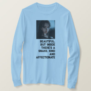 Chemise sweat photo serpent mignon drôle