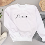 Chemise sweat pour elle<br><div class="desc">Sweat-shirt fiancé,  chemise de mariée personnalisée,  cadeau de mariage,  sweat-shirt de mariée,  douche de mariée,  sweat-shirt de femme,  personnalisez avec une année,  une date ou un nom.</div>