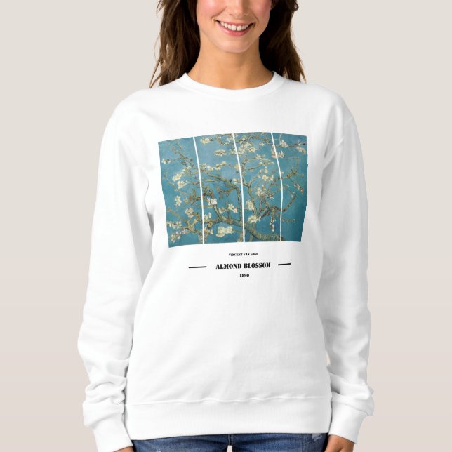 Chemise sweat Vincent Van Gogh Floraison des amand (Devant)