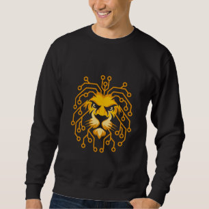Chemise sweatshirt Lion Circuit Doré