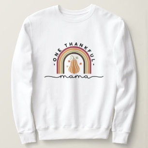 Chemise sweatshirt typographie Une Maman Reconnais