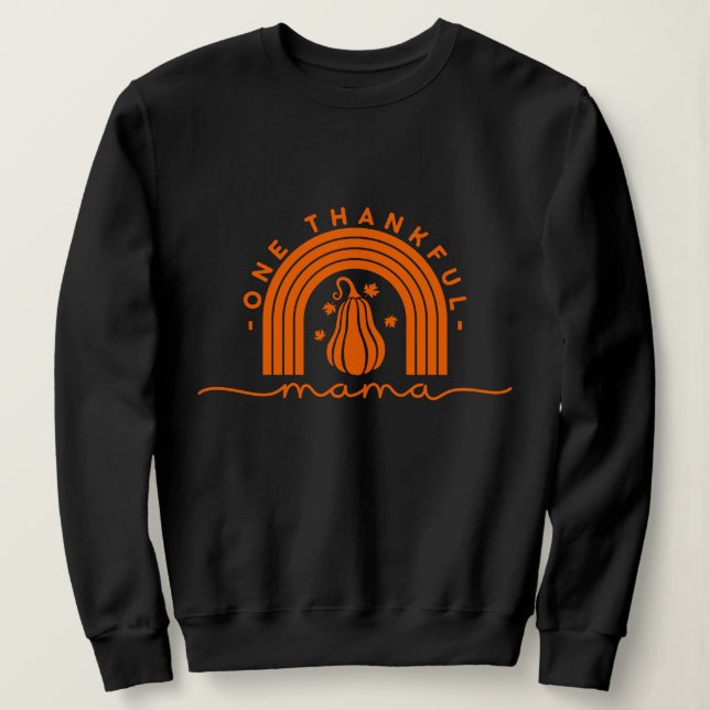 Chemise sweatshirt typographie Une Maman Reconnais (Design devant)