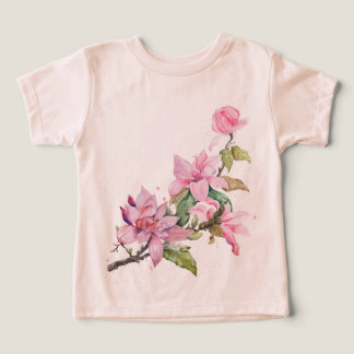 CHEMISE T À DESIGN FLORAL POUR ENFANTS