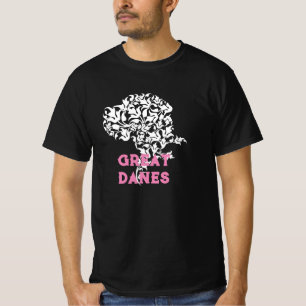 Chemise T-shirt à capuche Grand Danois Naturel