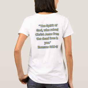Chemise T-shirt à croix chrétienne de pouvoir de r