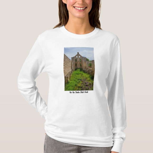 Chemise T-Shirt À Manches Longues Des Ruines De Pi (Devant)