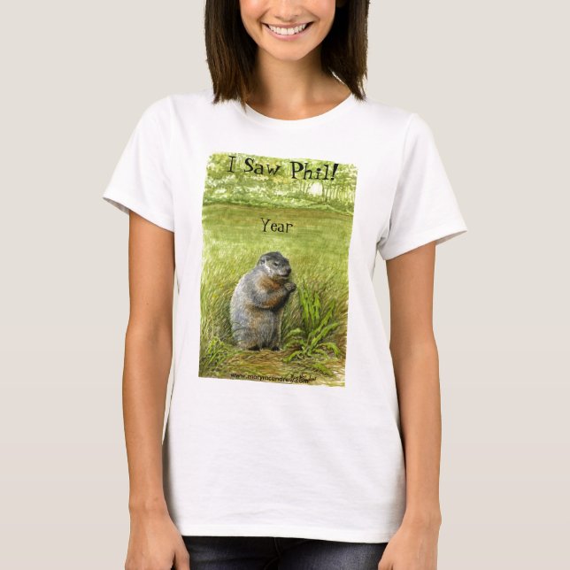 Chemise T-shirt à manches longues "I Saw Phil" (Devant)