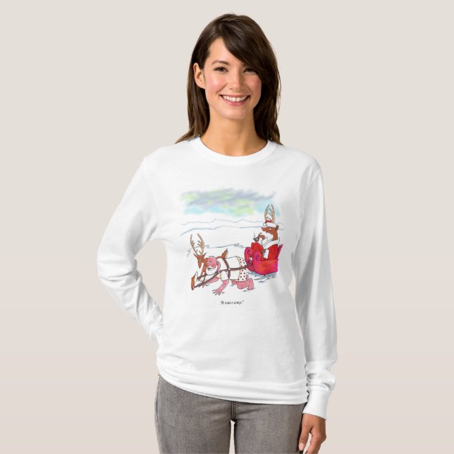 Chemise T-shirt à manches longues pour femmes de P (Devant entier)